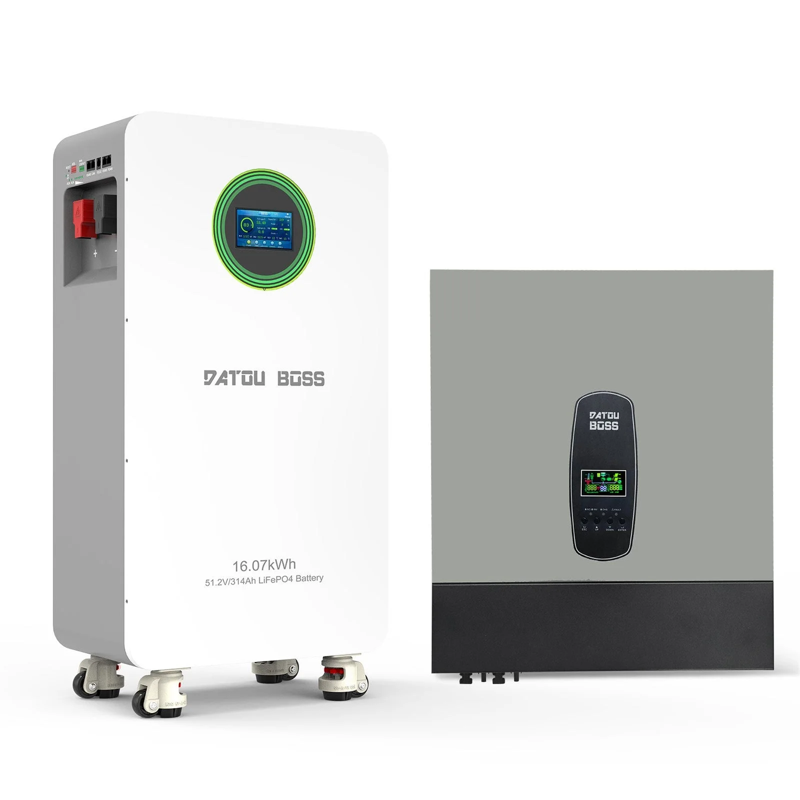 DATOUBOSS DT-4811B + LFP48-314 — Комплект 48 В 16 кВт·год: інвертор 11 кВт + LiFePO₄ 314 А·год, головне фото