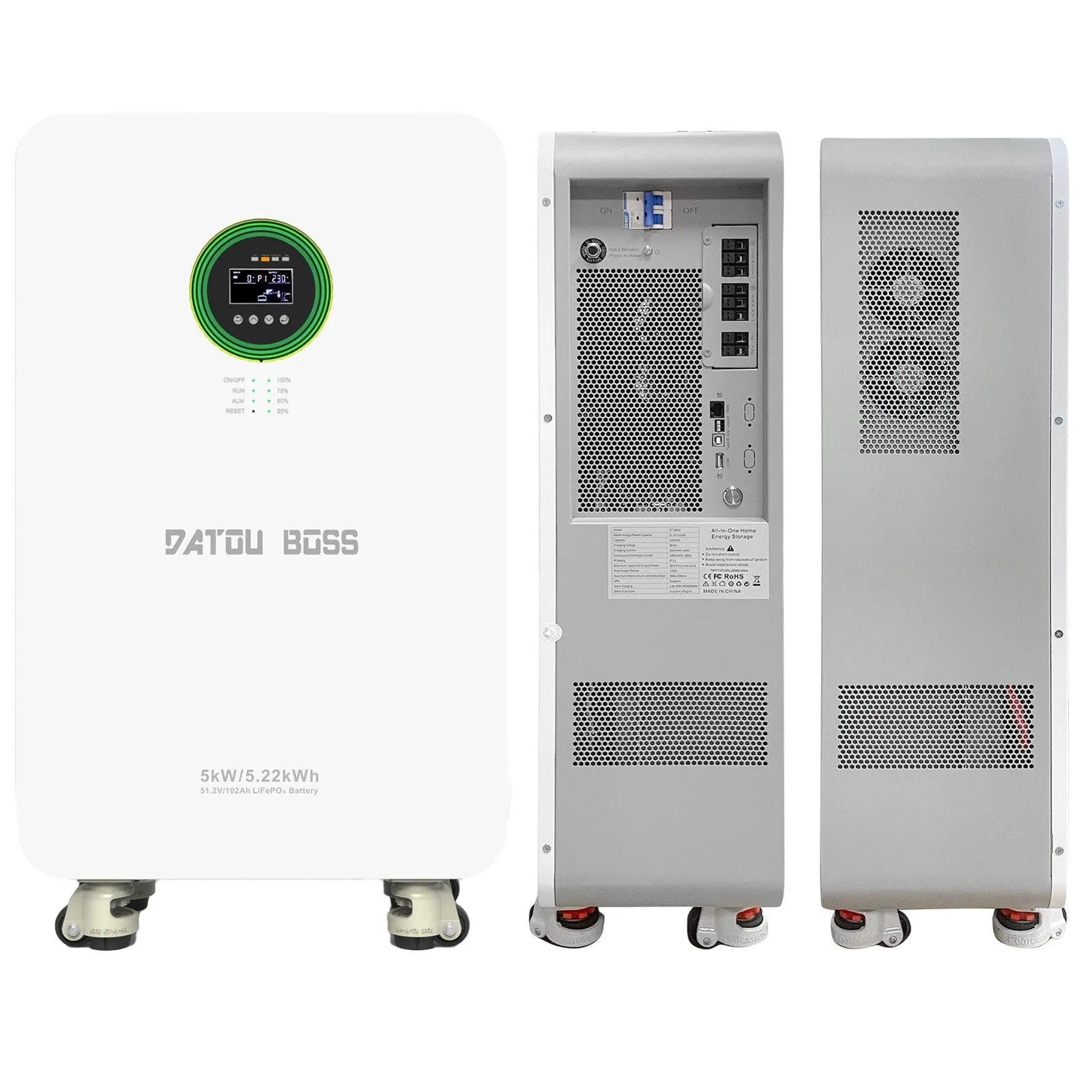 DATOUBOSS DT-5052 — Система All-in-One 5 кВт + 5,22 кВт·год, фото 3 з галереї