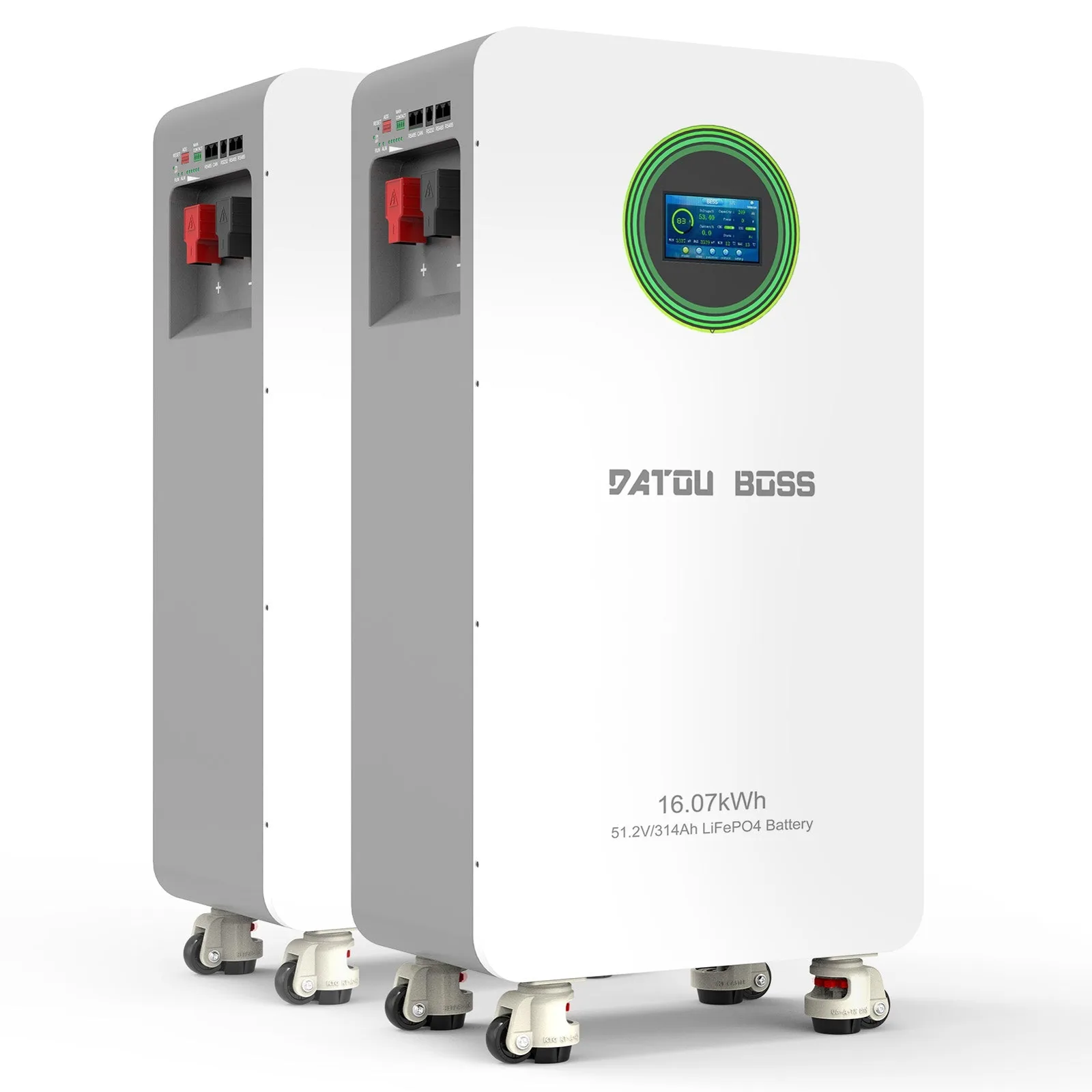 DATOUBOSS LFP48-314-FSD — Підлоговий LiFePO₄ акумулятор 51,2 В 314 А·год (16,07 кВт·год), фото 10 з галереї